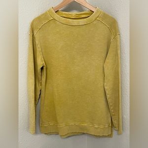 Pilar by Anthropologie Mustard Yellow sweatshirt size Xs